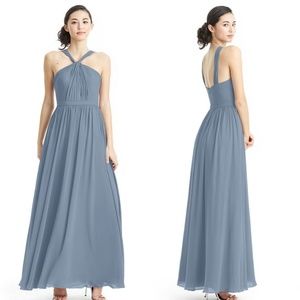Azazie Jacey Bridesmaid Dress - Dusty Blue